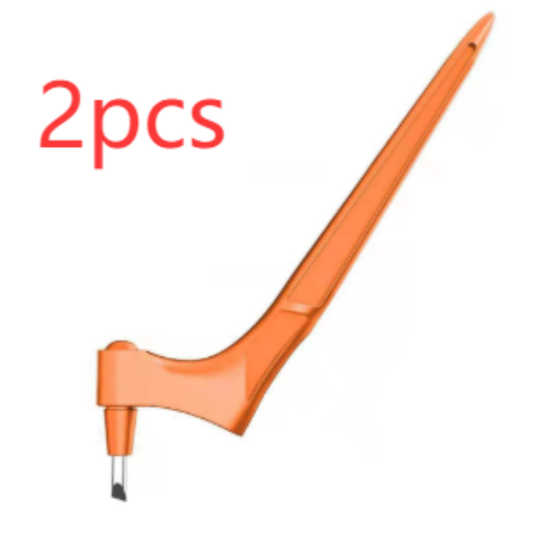 Hand-held 360-degree rotating paper cutter and carving knife by CJdropshipping, showing the sharp cutting edge and ergonomic design.