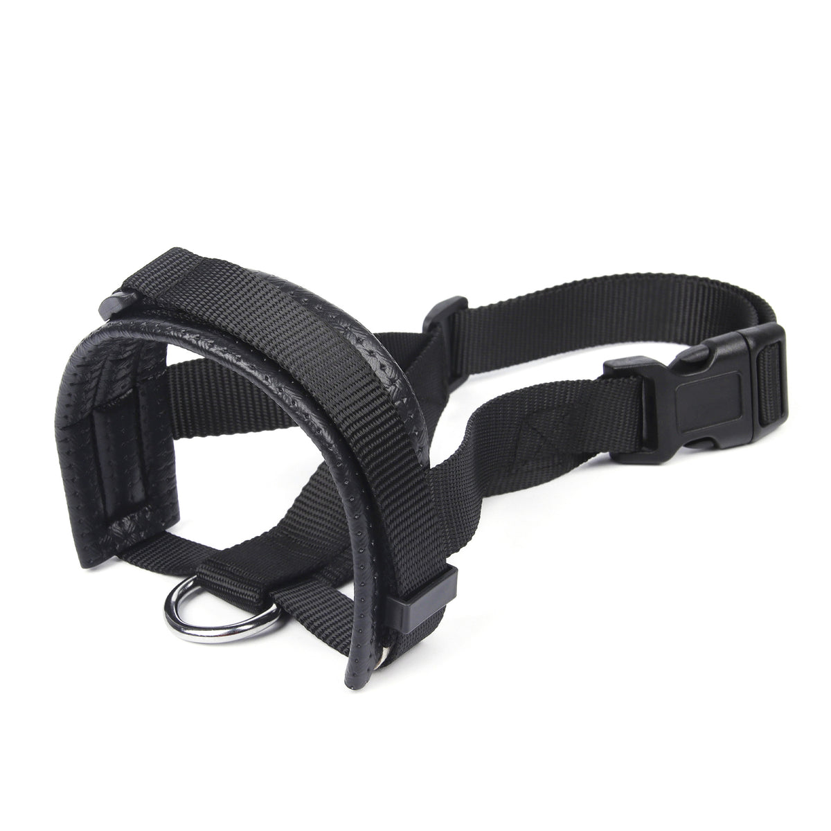 Adjustable soft foam dog muzzle from CJdropshipping, designed to prevent biting and barking with thickened padding.