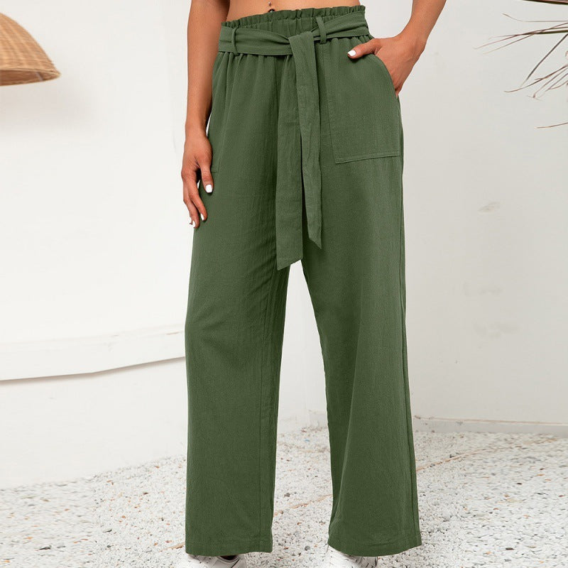 Casual Loose High Waist Pants Fashion Casual