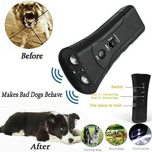 CJdropshipping dog repeller ultrasound trainer device for stopping barking, pet training, and anti-bark control.