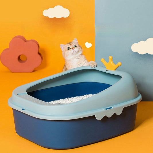 Crown Litter Box Oversized Full Semi-enclosed