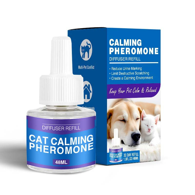 Pet cat and dog anti-stress aromatherapy diffuser by CJdropshipping, with calming essential oils for mood soothing.