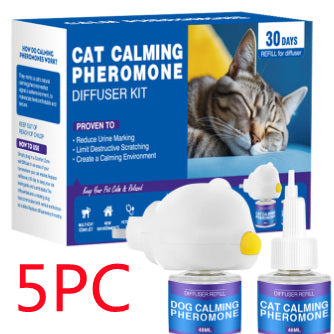 Pet cat and dog anti-stress aromatherapy diffuser from CJdropshipping, with calming essential oils for mood soothing.