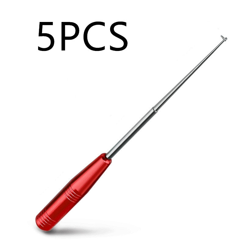 Stainless steel blind stabbing hook and deep throat hook with sleek design, suitable for adult BDSM bondage and restraint.