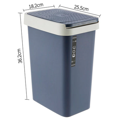 Rectangular Flip Cover Toilet With Lid Push Type