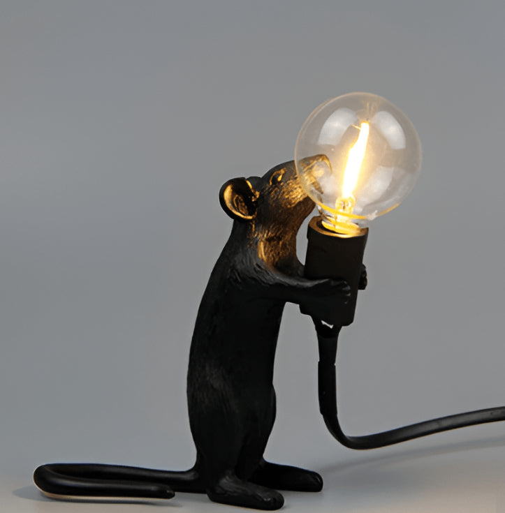 Lampe créative nordique en résine mini souris animale