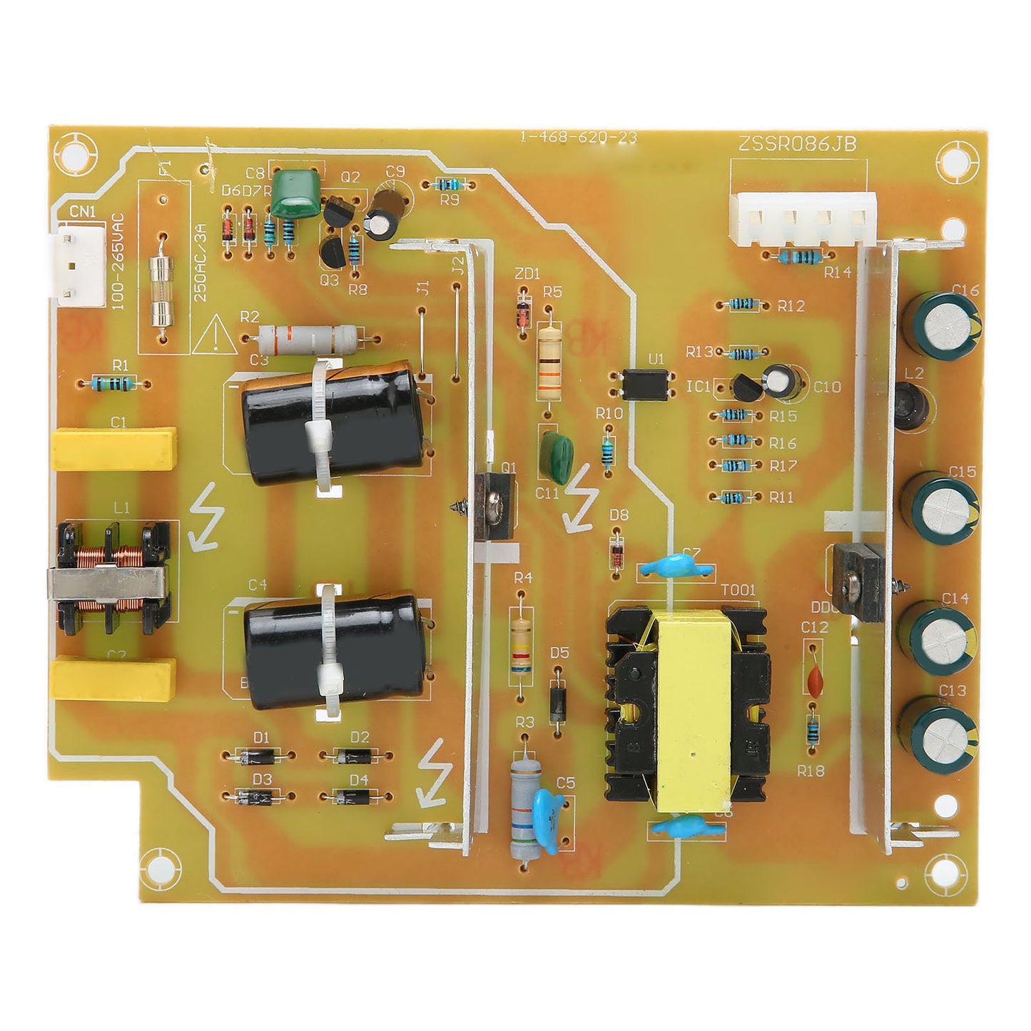Konsolen-Netzteilplatine, professionelle integrierte Ersatzteile für die Stromversorgung der Konsolenplatine für PS2‑35008