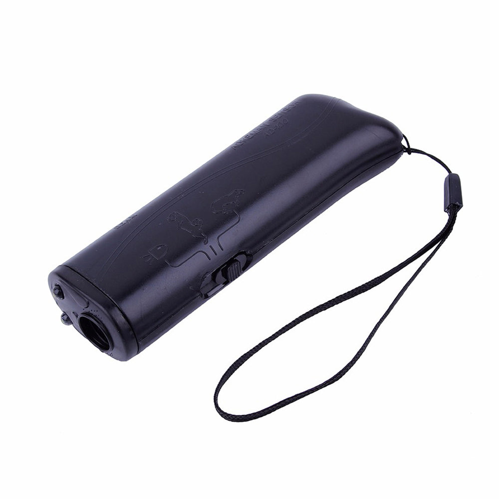 CJdropshipping ultrasonic dog repeller and bark control device, 3-in-1 pet training tool for stopping barking and correcting behavior.