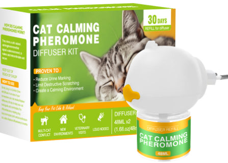 Pet cat and dog anti-stress aromatherapy diffuser by CJdropshipping, promoting calming mood for pets with soothing essential oils.