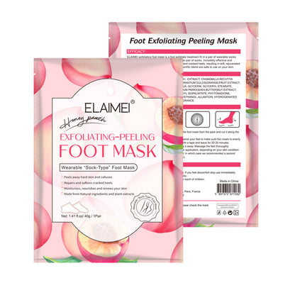 Exfoliating Foot Mask Feet Cream For Dead Skin Removal Foot Care Tool Removing Dead Skin Foot Peeling Whitening Foot