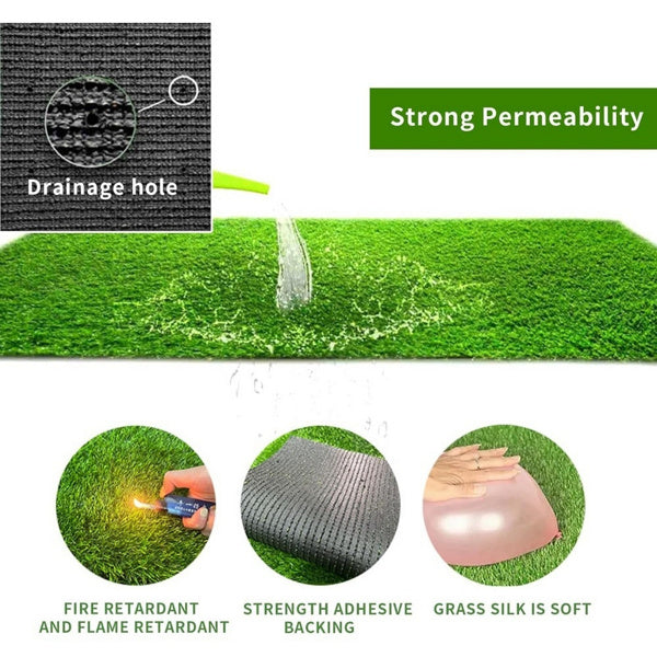 3ft X 32ft Premium Artificial Grass Mat With Drainage Holes, No Shipping On Weekends, Amazon Banned