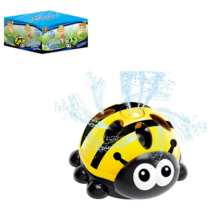 ShopByBali outdoor water sprinkler toy for kids, featuring colorful cartoon design, perfect for summer yard water play and baby bath fun.