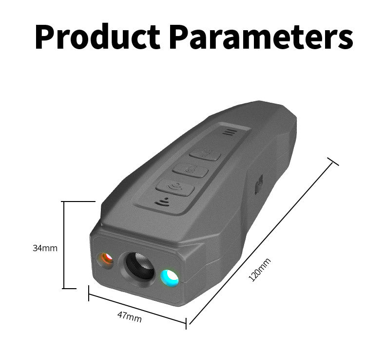 Rechargeable Ultrasound Dog Barking Prevention Stopper by CJdropshipping, showing the handheld device with control buttons.