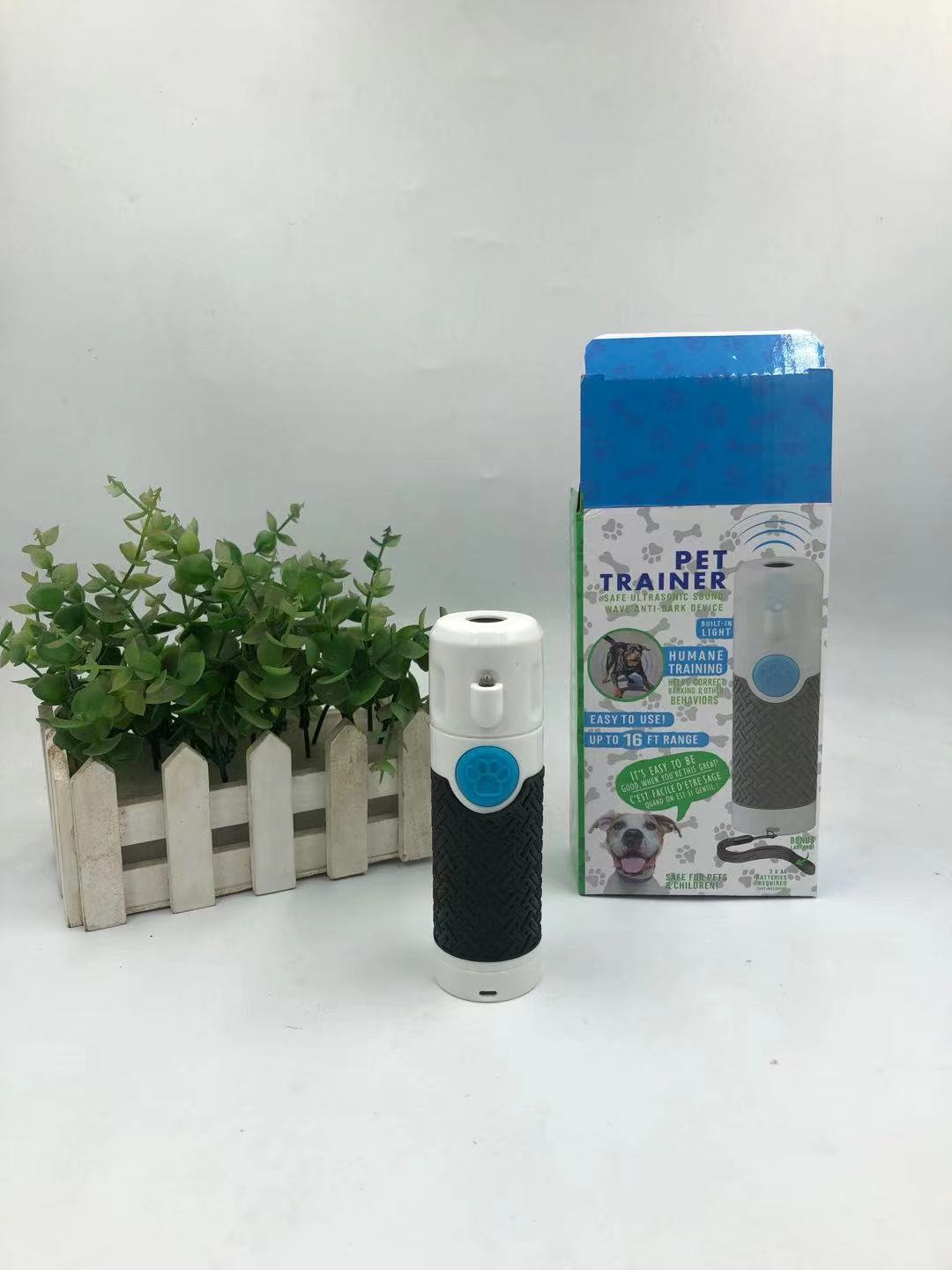 Ultrasonic handheld dog trainer by CJdropshipping, bark-stop device with a sleek design for controlling excessive barking.