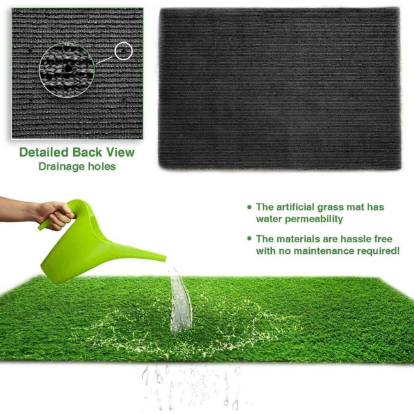 3ft X 32ft Premium Artificial Grass Mat With Drainage Holes, No Shipping On Weekends, Amazon Banned